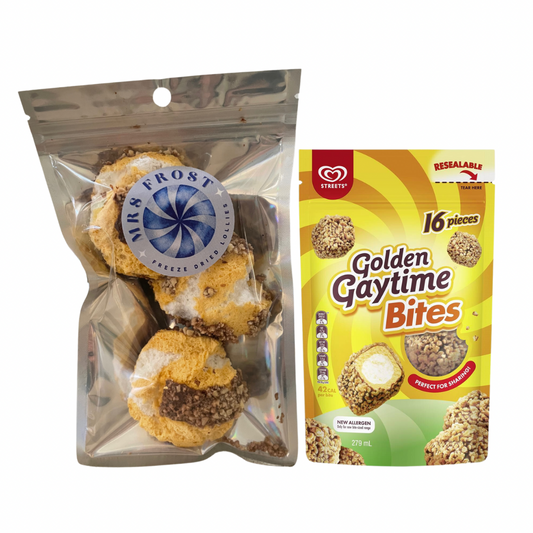 Freeze Dried Golden Gaytime Bites